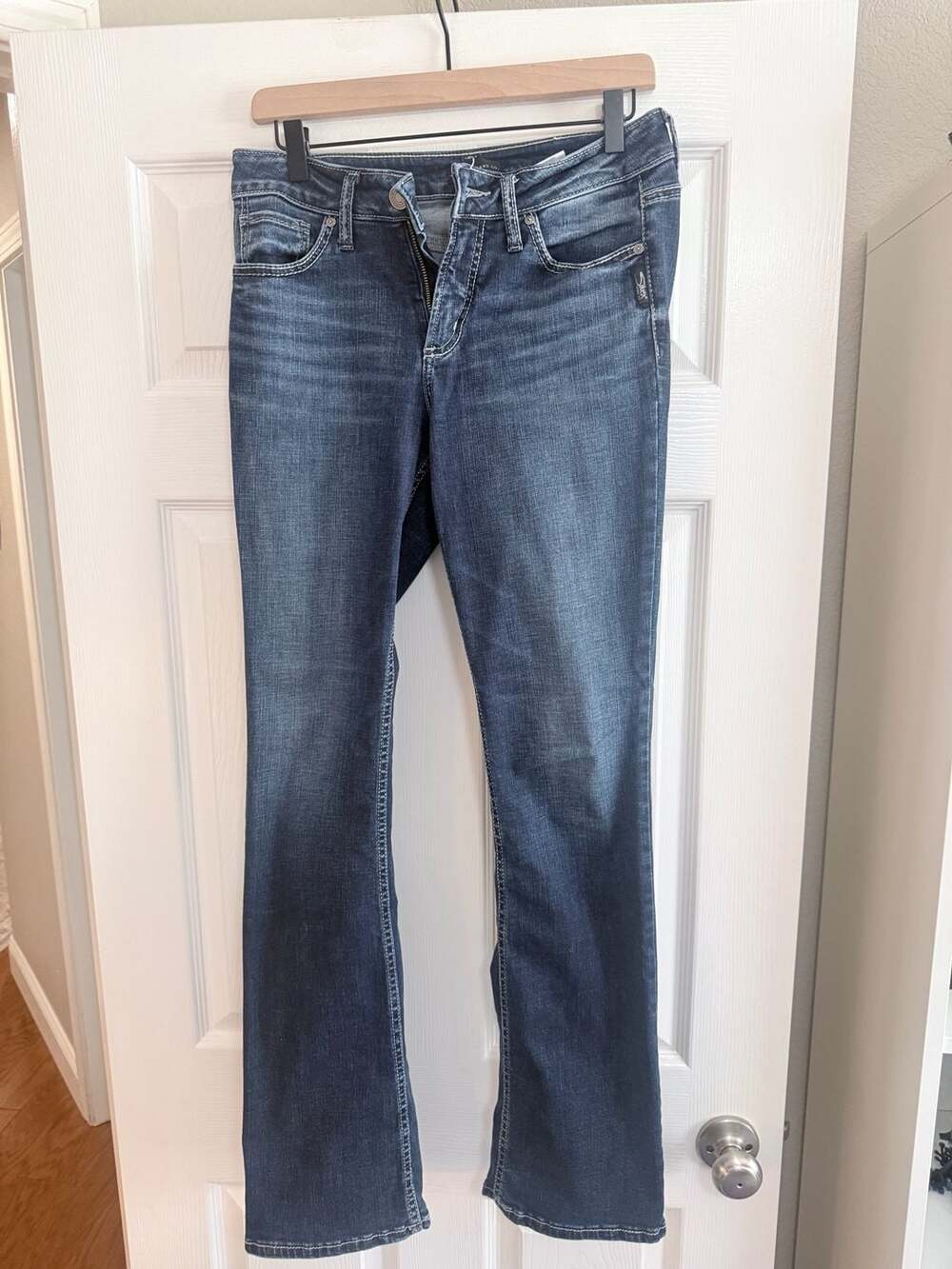 Silver Jeans Co. Suki Slim Bootcut Jeans Dark Wash W28 L33